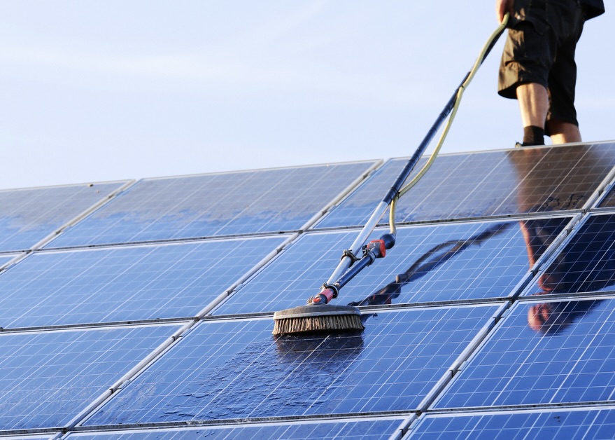 Limpeza de Placa Solar